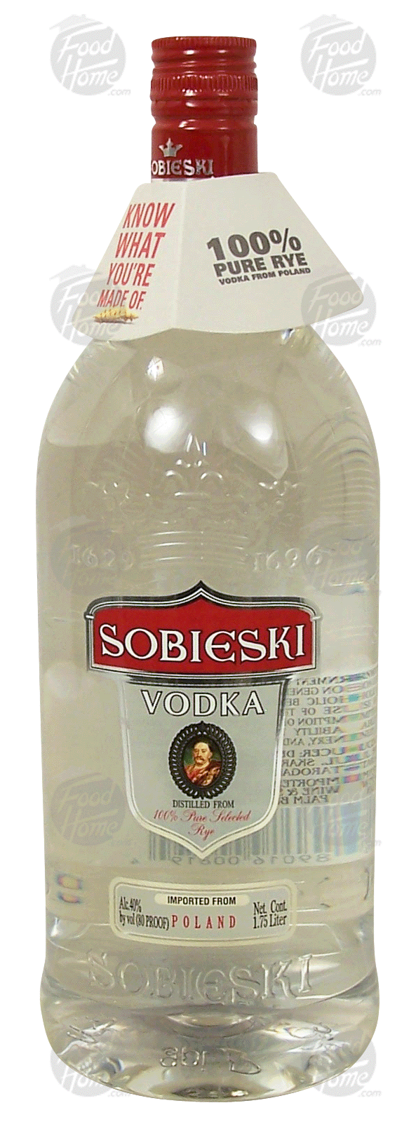 Sobieski  vodka from Poland, 40% alc. by vol. Full-Size Picture